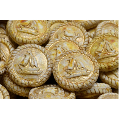 Korálky Plachetnice č.4115 (20x20mm)