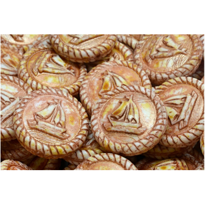 Korálky Plachetnice č.4112 (20x20mm)