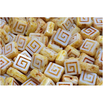 Ploškovaný keltský čtvereček 9x9 mm č. 1