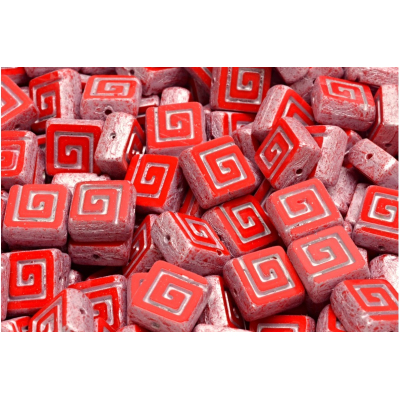 Ploškovaný keltský čtvereček 9x9 mm č. 2