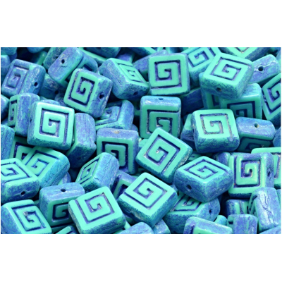 Ploškovaný keltský čtvereček 9x9 mm č. 3