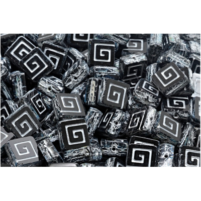 Ploškovaný keltský čtvereček 9x9 mm č. 5