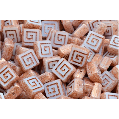 Ploškovaný keltský čtvereček 9x9 mm č. 9