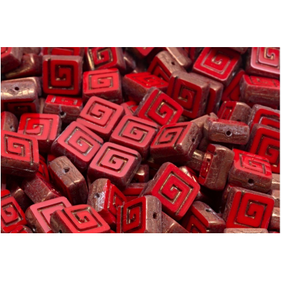 Ploškovaný keltský čtvereček 9x9 mm č. 11