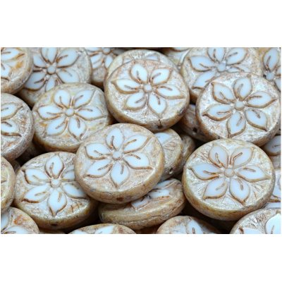 Ploškovaná kytička 18x18 mm č. 19