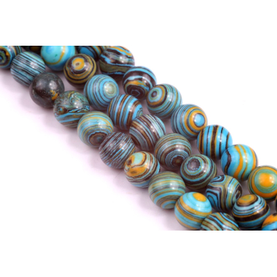 Syntetický Malachit č.218 (8mm)