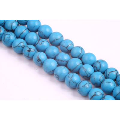 Syntetický tyrkynit č.262 (8mm)