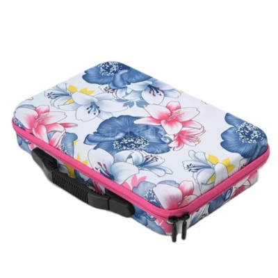 Kufřík na korálky (54 krabiček) květiny