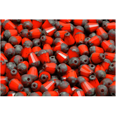 Broušené kapky č. 28 (8x6mm)