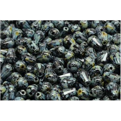 Broušené kapky č. 23 (8x6mm)