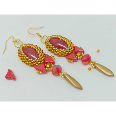 Náušnice Até č.1669 - stavebnice