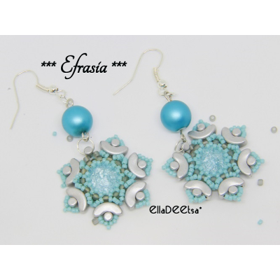 Náušnice Efrasia č.1583 - stavebnice