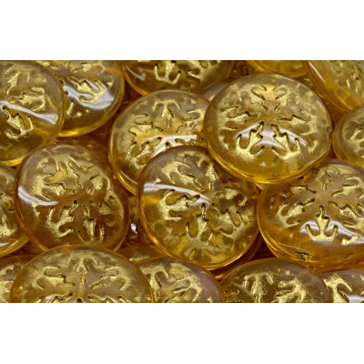 Skleněný kabošon č. 1509 - 21 mm