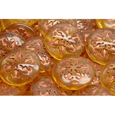 Skleněný kabošon č. 1507 - 21 mm