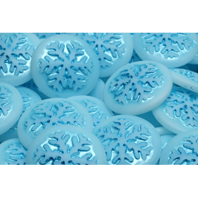 Skleněný kabošon č. 1490 - 21 mm