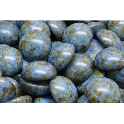 Skleněný kabošon č. 1473 - 16 mm