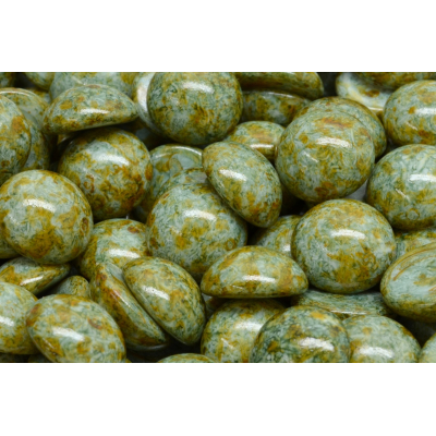 Skleněný kabošon č. 1457 - 14 mm