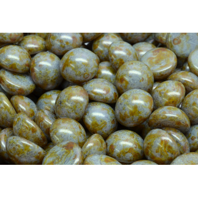 Skleněný kabošon č. 1444 - 12 mm