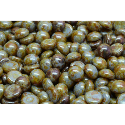 Skleněný kabošon č. 1412 - 8 mm