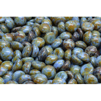 Skleněný kabošon č. 1408 - 8 mm