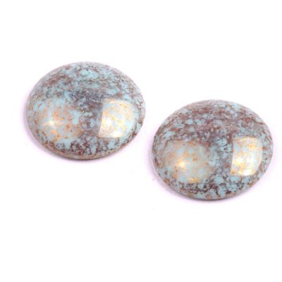 Skleněný kabošon č. 1241 - 25 mm