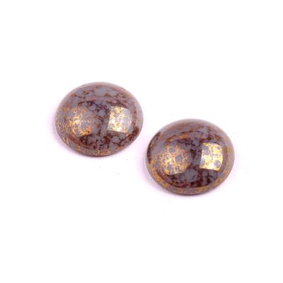 Skleněný kabošon č. 1235 - 18 mm