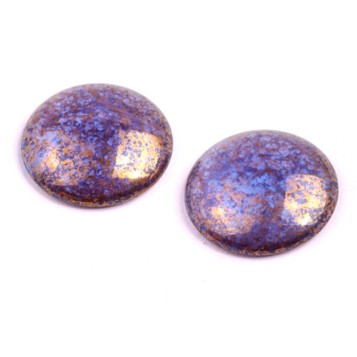 Skleněný kabošon č. 1222 - 25 mm