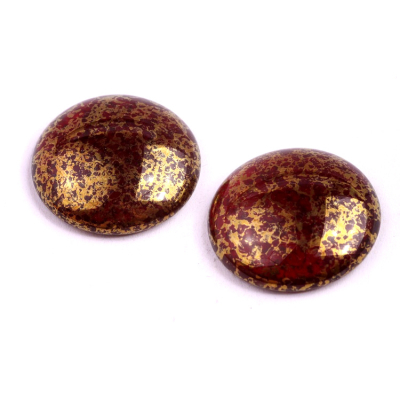 Skleněný kabošon č. 1221 - 25 mm