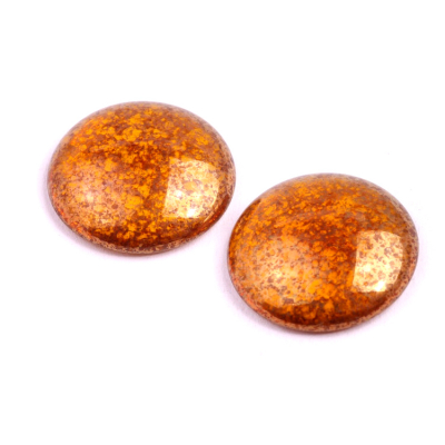 Skleněný kabošon č. 1219 - 25 mm