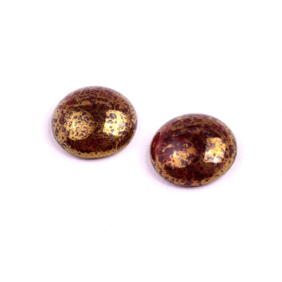 Skleněný kabošon č. 1211 - 18 mm