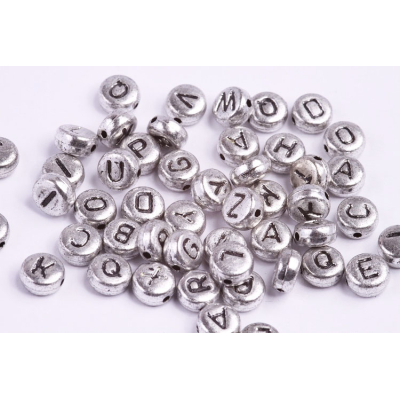 Plastové korálky 41 (7x4 mm)