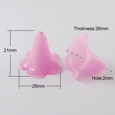 Plastové korálky 67 (21x26 mm)