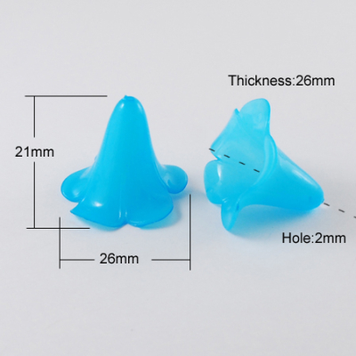 Plastové korálky 70 (21x26 mm)