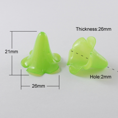 Plastové korálky 71 (21x26 mm)