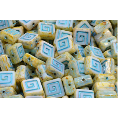 Ploškovaný keltský čtvereček 9x9 mm č. 26