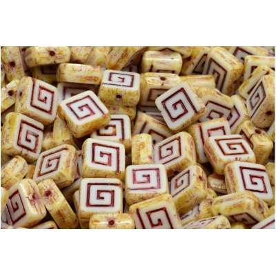 Ploškovaný keltský čtvereček 9x9 mm č. 27