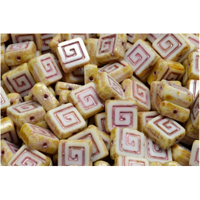 Ploškovaný keltský čtvereček 9x9 mm č. 28