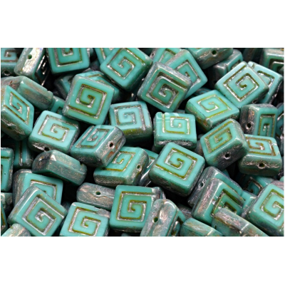 Ploškovaný keltský čtvereček 9x9 mm č. 35