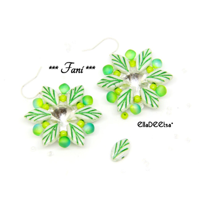 Náušnice Fani č. 1561 - stavebnice