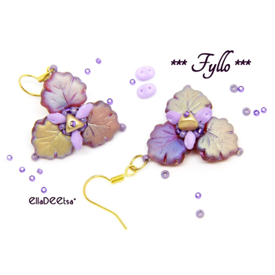 Náušnice Fyllo č. 1530 - stavebnice