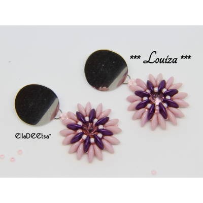 Náušnice Louiza č. 1489 - stavebnice