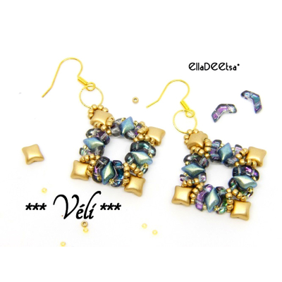 Náušnice Véli č. 1480 - stavebnice