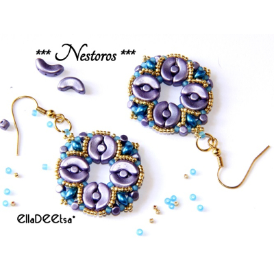 Náušnice Nestoros č. 1459 - stavebnice