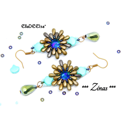Náušnice Zinas č. 1418 - stavebnice