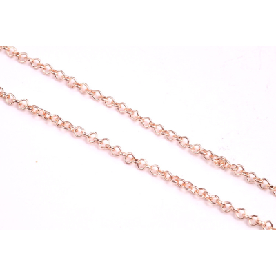 Řetízek rose gold 3 (1m)