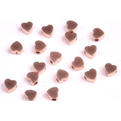 Korálek ocel rose gold č.54