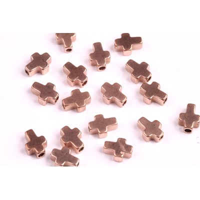 Korálek ocel rose gold č.56