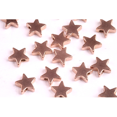 Korálek ocel rose gold č.61