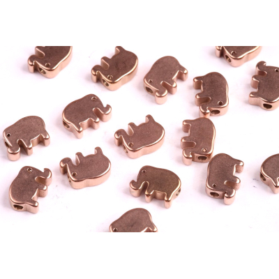 Korálek ocel rose gold č.62