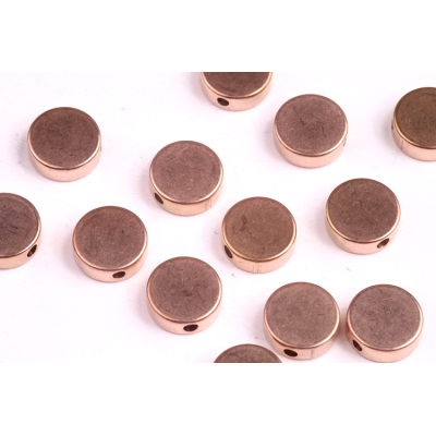 Korálek ocel rose gold č.67